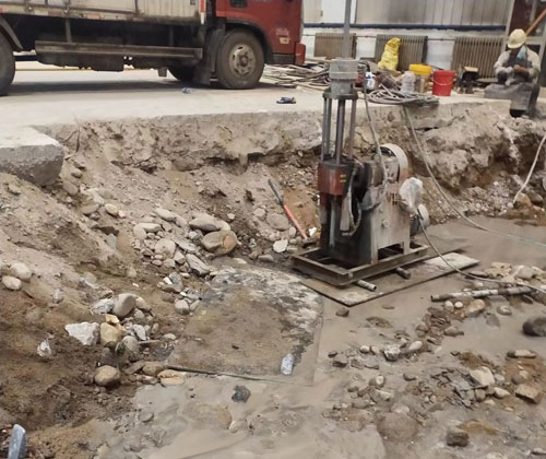 巢湖公路下沉压浆